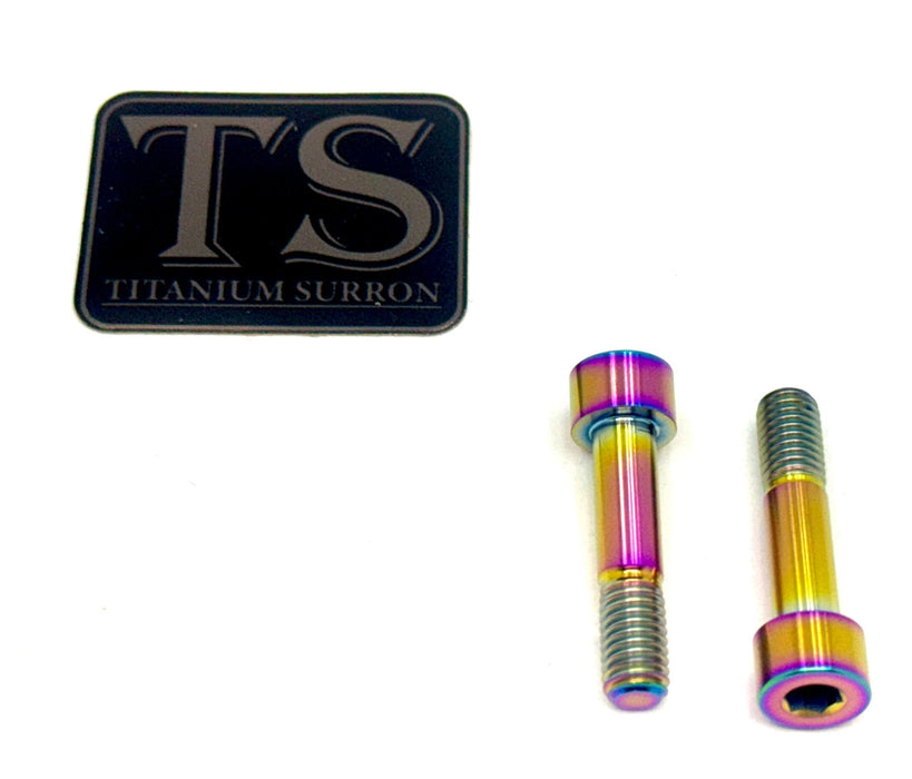 Titanium Surron Titanium Custom Triangle Bolts - Surron LBX Segway X260 Rainbow / Socket head bolt (OEM style with