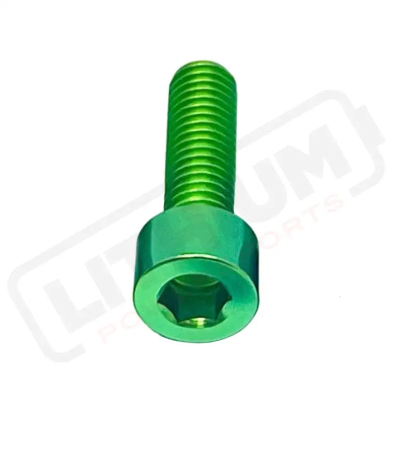 Titanium E-Moto Brake Handle-Mount Bolts - E-Ride Pro SR/3.0 (Has only 1 bolt per brake clamp) / One Brake / Green