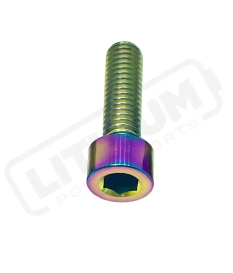 Titanium E-Moto Brake Handle-Mount Bolts - E-Ride Pro SR/3.0 (Has only 1 bolt per brake clamp) / One Brake / Rainbow