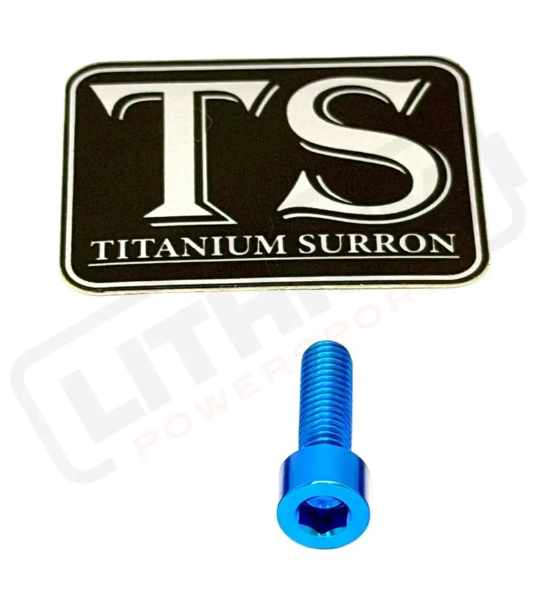 Titanium E-Moto Brake Handle-Mount Bolts - E-Ride Pro SR/3.0 (Has only 1 bolt per brake clamp) / One Brake / Teal