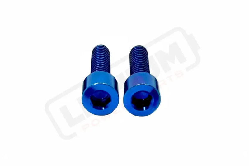 Titanium E-Moto Brake Handle-Mount Bolts Surron LBX and most e-moto (see list) / One Brake (2 bolts) / Blue Titanium