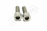 Titanium E-Moto Brake Handle-Mount Bolts Surron LBX and most e-moto (see list) / One Brake (2 bolts) / Silver (raw)