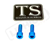 Titanium E-Moto Brake Handle-Mount Bolts - Surron LBX and most e-moto (See list -- 2 bolts per brake clamp) / One Brake
