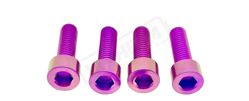 Titanium E-Moto Brake Handle-Mount Bolts - Surron LBX and most e-moto (See list -- 2 bolts per brake clamp) / Two