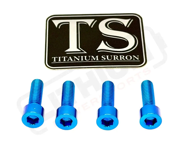 Titanium E-Moto Brake Handle-Mount Bolts - Surron LBX and most e-moto (See list -- 2 bolts per brake clamp) / Two