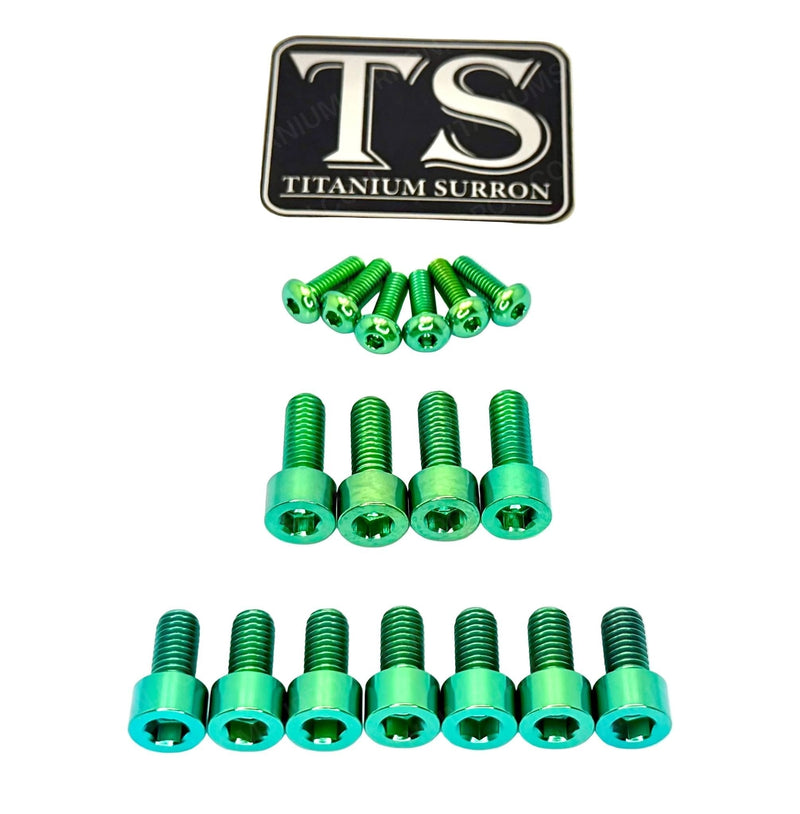 TS Titanium EXT Ferro Fork 11/17 Piece Bolt Kits