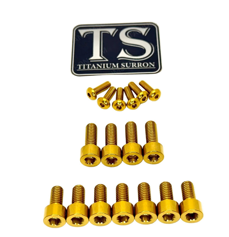 TS Titanium EXT Ferro Fork 11/17 Piece Bolt Kits