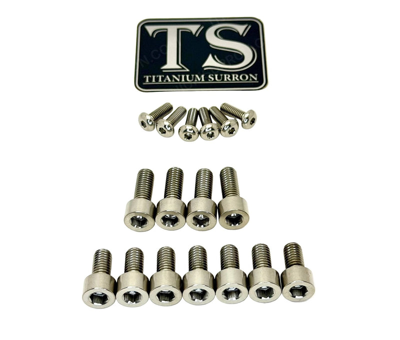 TS Titanium EXT Ferro Fork 11/17 Piece Bolt Kits