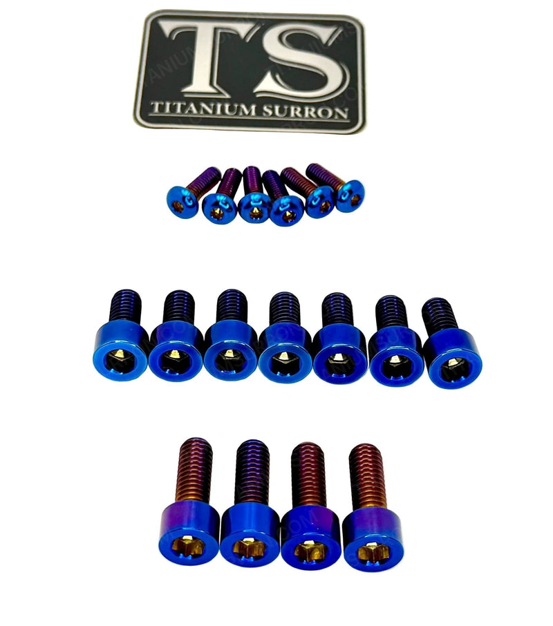 TS Titanium EXT Ferro Fork 11/17 Piece Bolt Kits