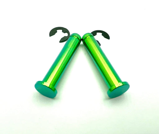 Titanium Surron Titanium Foot Peg Pins - Surron Talaria Segway 79 Bike Rerode E-Ride Pro Green Foot Peg Titanium Pins
