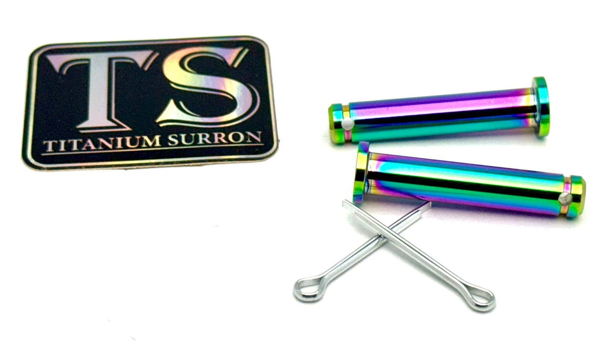 Titanium Surron Titanium Foot Peg Pins - Surron Talaria Segway 79 Bike Rerode E-Ride Pro Foot Peg Titanium Pins