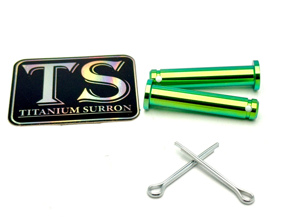 Titanium Surron Titanium Foot Peg Pins - Surron Talaria Segway 79 Bike Rerode E-Ride Pro Foot Peg Titanium Pins