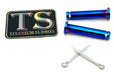 Titanium Surron Titanium Foot Peg Pins - Surron Talaria Segway 79 Bike Rerode E-Ride Pro Foot Peg Titanium Pins