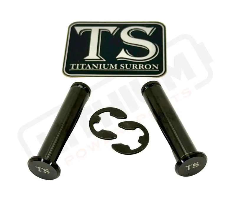 Titanium Foot Peg Pins - Surron Ultra Bee - Black - Titanium Bolts