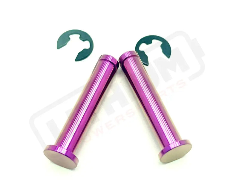 Titanium Foot Peg Pins - Surron Ultra Bee - Purple - Titanium Bolts