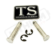 Titanium Foot Peg Pins - Surron Ultra Bee - Raw Titanium - Titanium Bolts