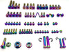 Titanium Surron Titanium Full Body Kit - Surron LBX Segway X160 X260 Rainbow Surron Titanium Bolt Kits