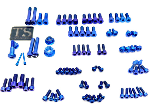 Titanium Surron Titanium Full Body Kit - E-Ride Pro SS 3.0 Blue ERP 3.0 Titanium Bolt Kits