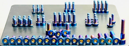 Titanium Surron Titanium Full Body Kit - E-Ride Pro SS 3.0 Burnt Blue ERP 3.0 Titanium Bolt Kits