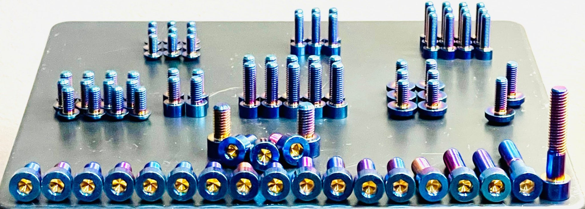 Titanium Surron Titanium Full Body Kit - Surron LBX Segway X160 X260 Burnt Blue Surron Titanium Bolt Kits