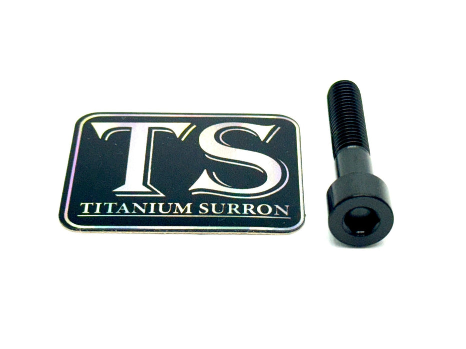 Titanium Surron Titanium Hardware (Individual M8 Bolts) Black / 81mm (71mm shoulder/ 10mm threads) Titanium Hardware M8