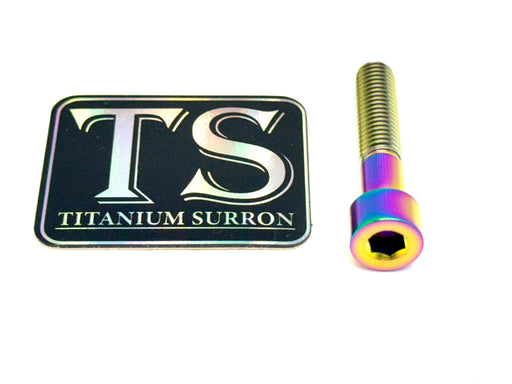 Titanium Surron Titanium Hardware (Individual M8 Bolts) Rainbow / 81mm (71mm shoulder/ 10mm threads) Titanium Hardware