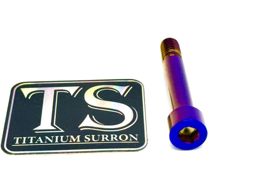 Titanium Surron Titanium Hardware (Individual M8 Bolts) Burnt Blue / 81mm (71mm shoulder/ 10mm threads) Titanium