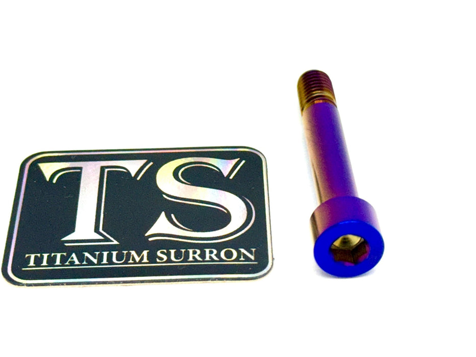Titanium Surron Titanium Hardware (Individual M8 Bolts) Burnt Blue / 81mm (71mm shoulder/ 10mm threads) Titanium