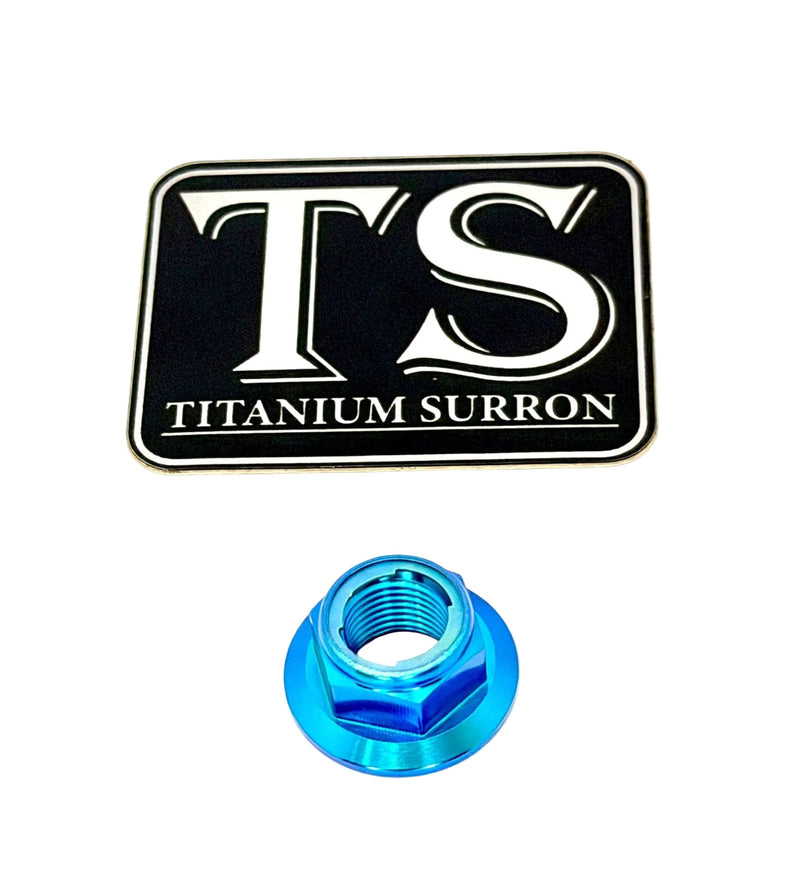 TS Titanium Jackshaft Nut for Surron, Segway, E-Ride Pro - Lithium Powersports