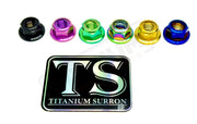 Titanium Lock M8 Nut - M8x1.25 - Lithium Powersports