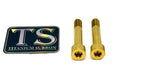 Titanium Surron Titanium Hardware for AstroWorks Foot Lock Gold Foot lock hardware