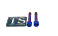 Titanium Surron Titanium Hardware for AstroWorks Foot Lock Burnt Blue Foot lock hardware