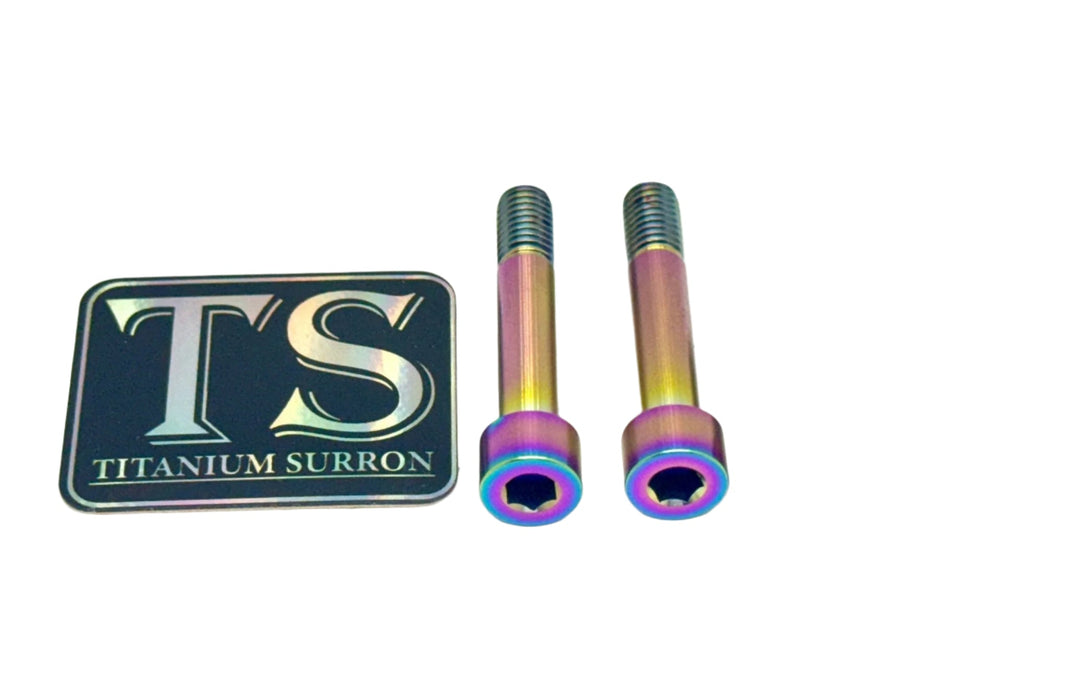 Titanium Surron Titanium Hardware for AstroWorks Foot Lock Rainbow Foot lock hardware