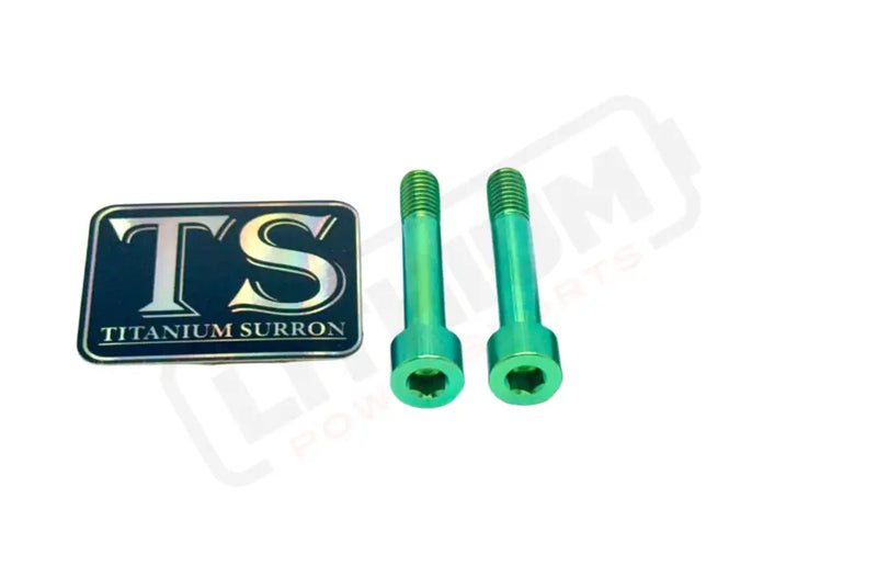 Titanium Motor Bolts - Rerode R1 - Green - Titanium Hardware