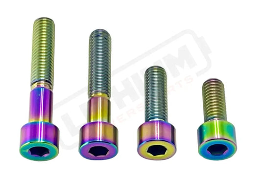 Titanium Motor Bolts - Surron LBX - Rainbow - Titanium Bolts