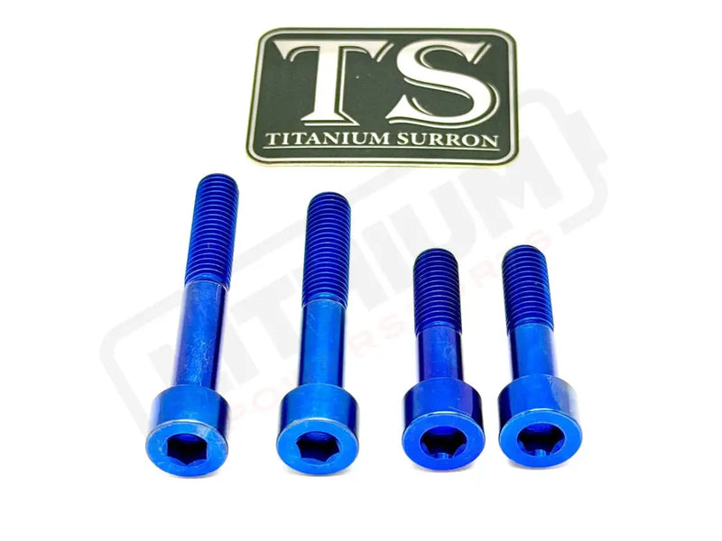 Titanium Motor Bolts - Surron Ultra Bee - Blue - Titanium Bolts