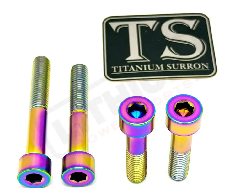 Titanium Motor Bolts - Surron Ultra Bee - Rainbow - Titanium Bolts