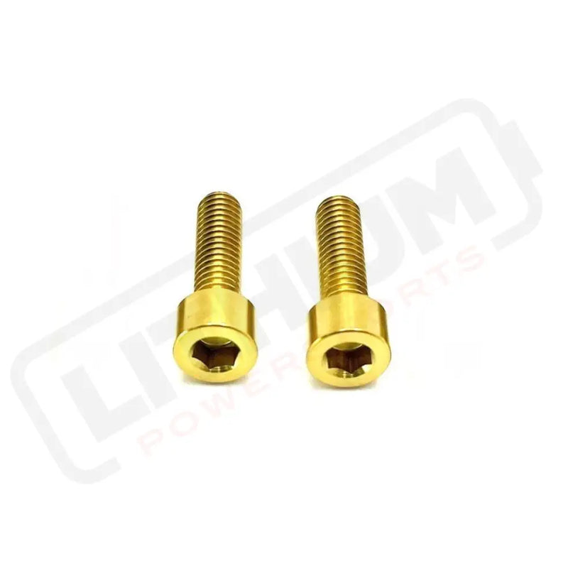Titanium Motor Cover Bolts (Set of Two) Surron Segway 79 Bike ERP - Gold / 2.: Prickly motor cover - Titanium Bolts