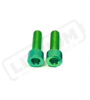 Titanium Motor Cover Bolts (Set of Two) Surron Segway 79 Bike ERP - Green / 2.: Prickly motor cover - Titanium Bolts