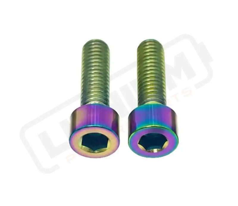 Titanium Motor Cover Bolts (Set of Two) Surron Segway 79 Bike ERP - Rainbow / 2.: Prickly motor cover - Titanium Bolts