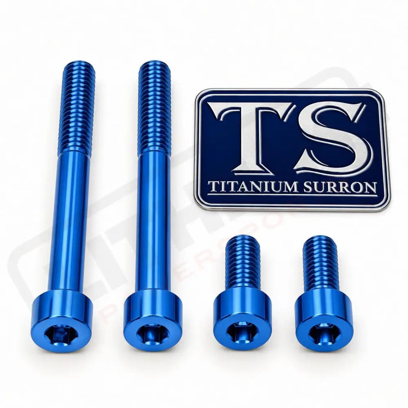 Titanium Motor Mount Bolt Kit for Altis Sigma - Blue - Titanium Hardware