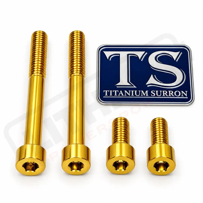 Titanium Motor Mount Bolt Kit for Altis Sigma - Gold - Titanium Hardware