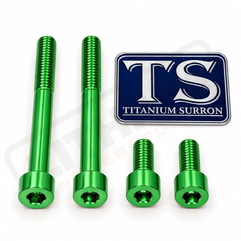Titanium Motor Mount Bolt Kit for Altis Sigma - Green - Titanium Hardware