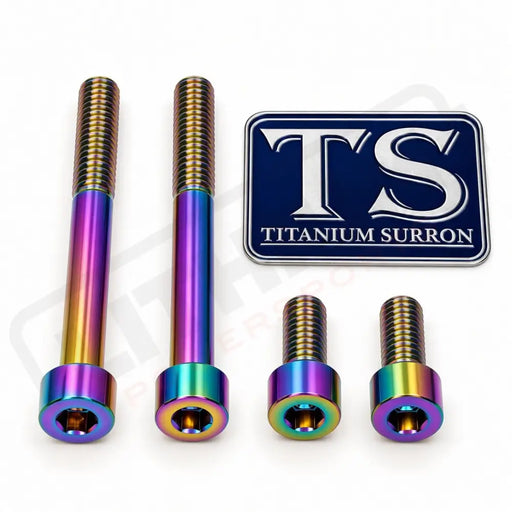 Titanium Motor Mount Bolt Kit for Altis Sigma - Rainbow - Titanium Hardware