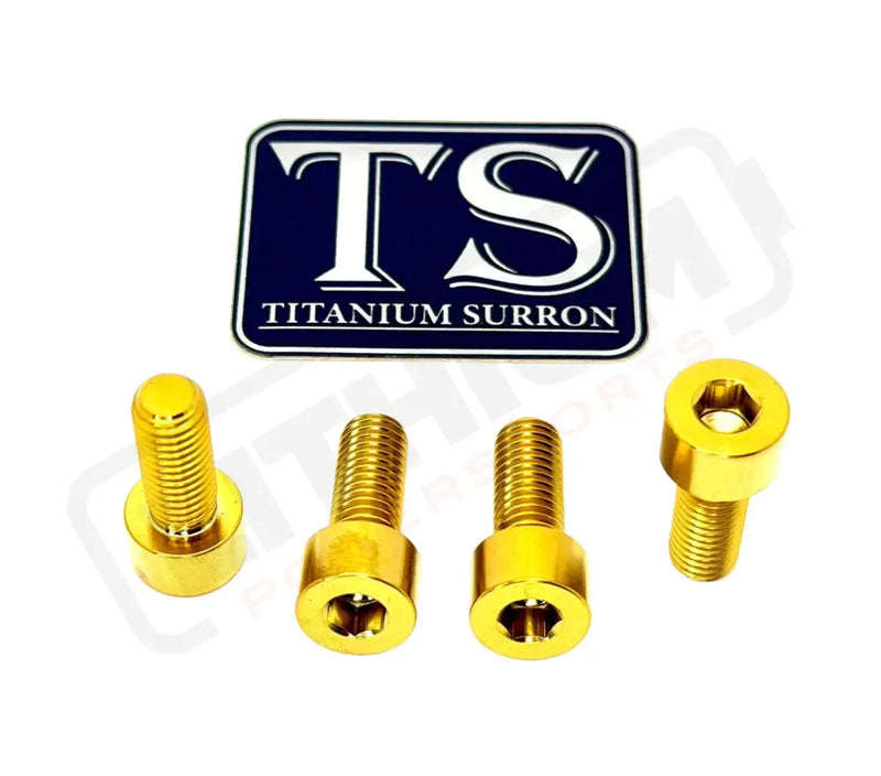 Titanium Peg Bracket Bolts - Surron Talaria E-Ride (Set of 4) - Gold / LBX--E-Ride Pro--Rerode--79Bike--Segway