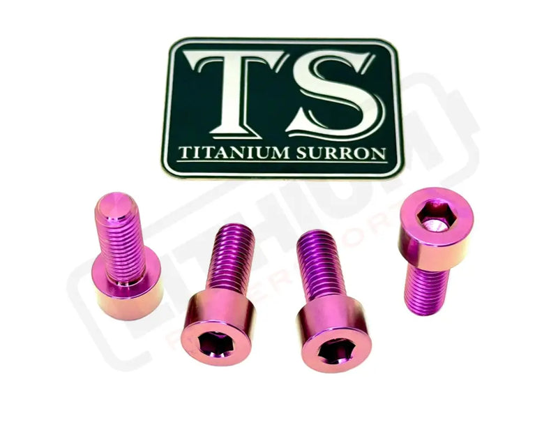Titanium Peg Bracket Bolts - Surron Talaria E-Ride (Set of 4) - Purple / LBX--E-Ride Pro--Rerode--79Bike--Segway