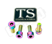 Titanium Peg Bracket Bolts - Surron Talaria E-Ride (Set of 4) - Rainbow / LBX--E-Ride Pro--Rerode--79Bike--Segway