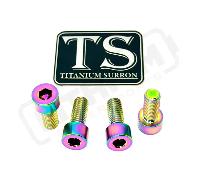 Titanium Peg Bracket Bolts - Surron Talaria E-Ride (Set of 4) - Rainbow / LBX--E-Ride Pro--Rerode--79Bike--Segway