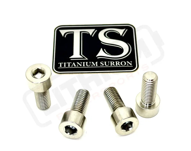 Titanium Peg Bracket Bolts - Surron Talaria E-Ride (Set of 4) - Silver (raw) / LBX--E-Ride Pro--Rerode--79Bike--Segway
