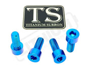Titanium Peg Bracket Bolts - Surron Talaria E-Ride (Set of 4) - Teal / LBX--E-Ride Pro--Rerode--79Bike--Segway